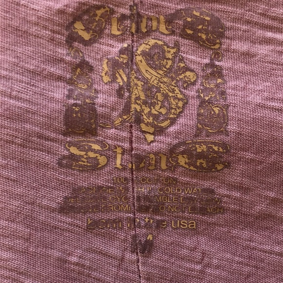 Muted rose colored fleur de lis tunic - Picture 9 of 12